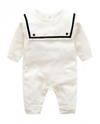 Navy Sailor Long Sleeve Jumpsuit