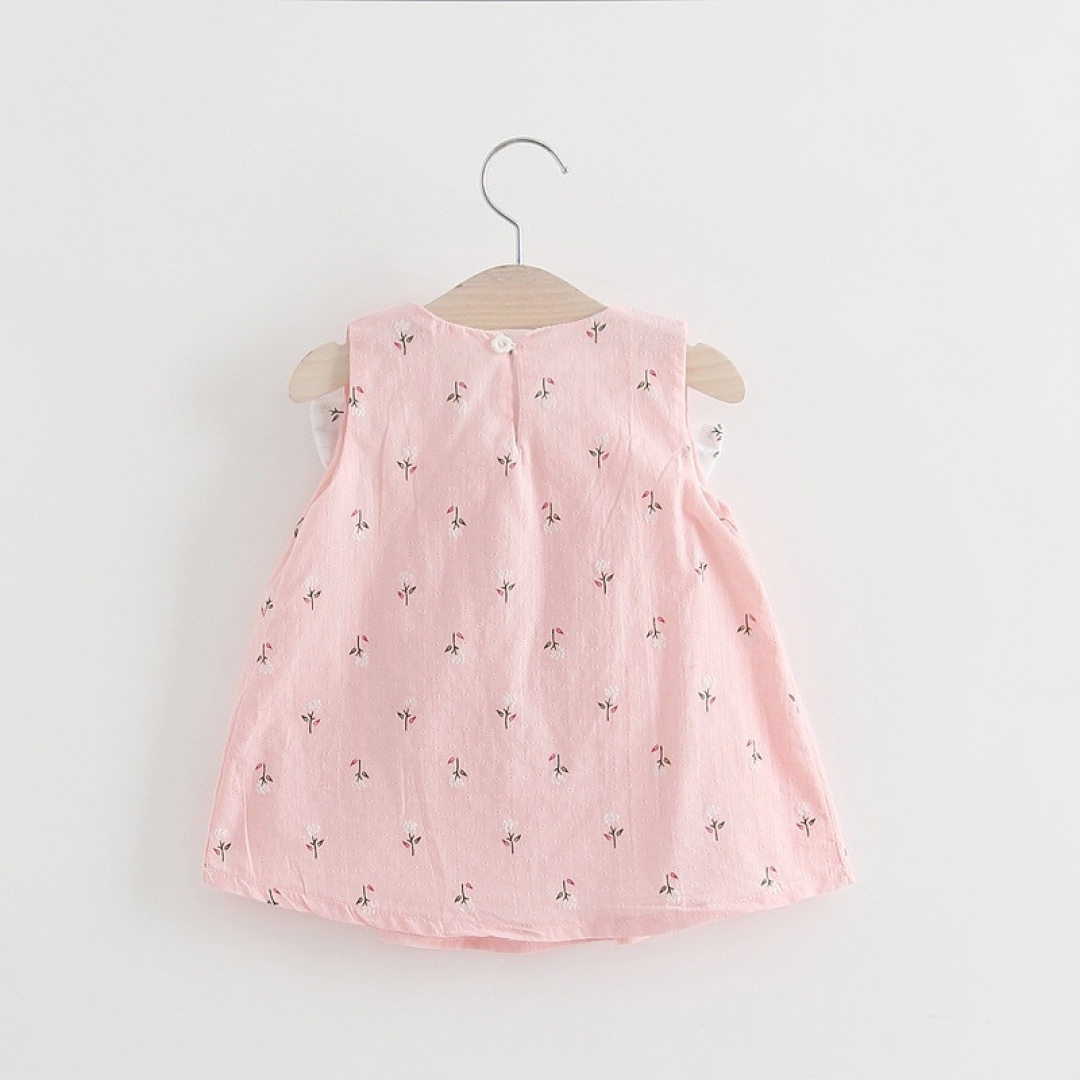 Floral Bow Infant Dress