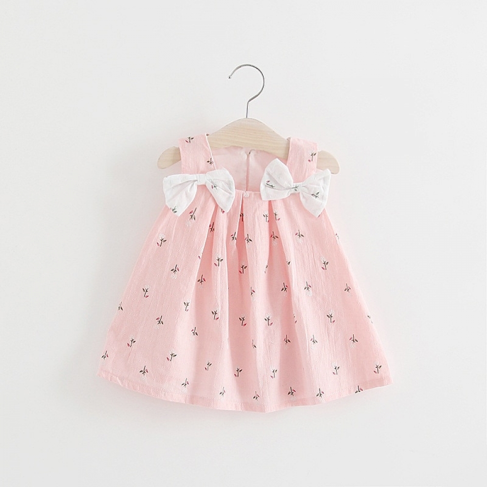 Floral Bow Infant Dress