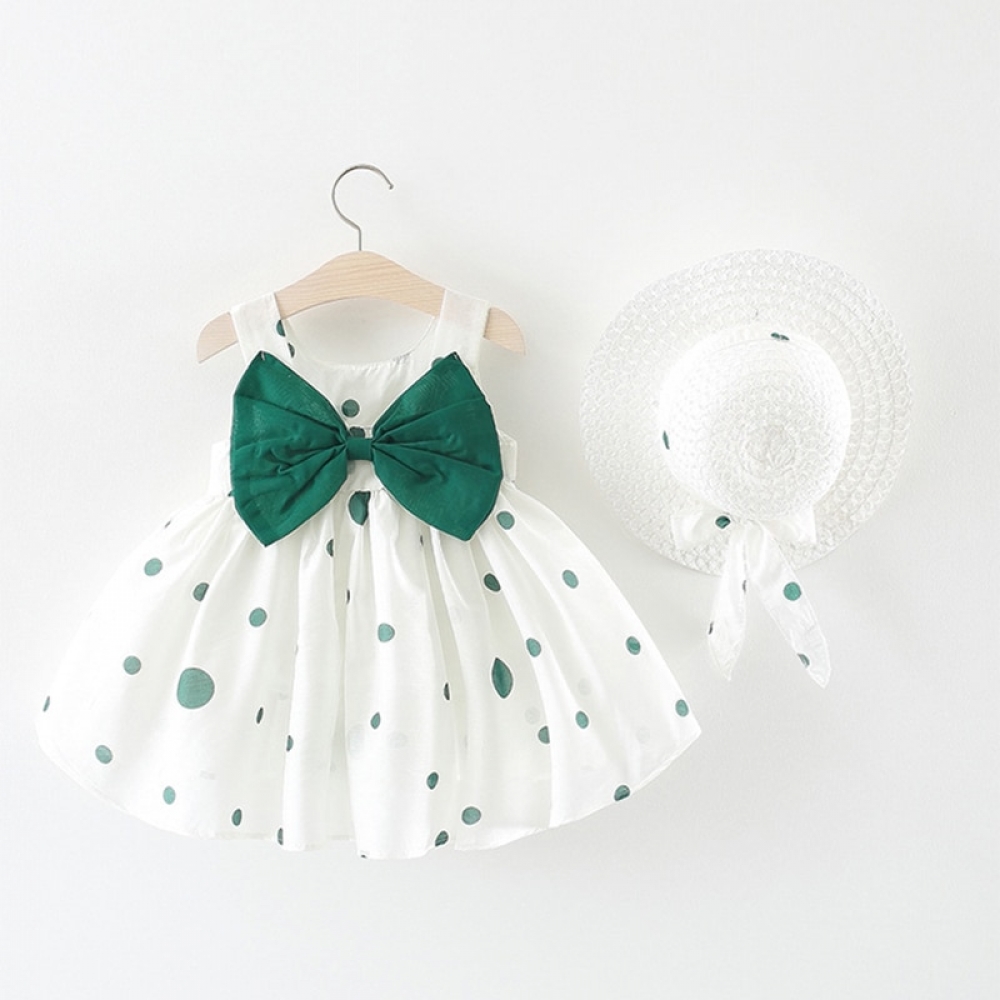 PolkaDot Dress with Hat