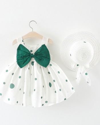 PolkaDot Dress with Hat