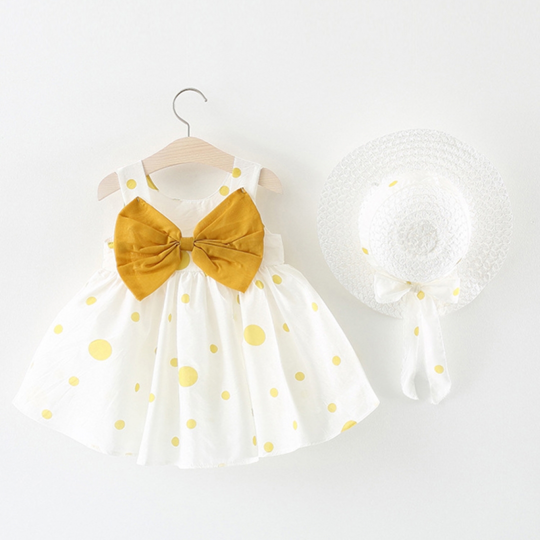 PolkaDot Dress with Hat