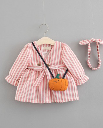 Long Sleeve Striped Dress