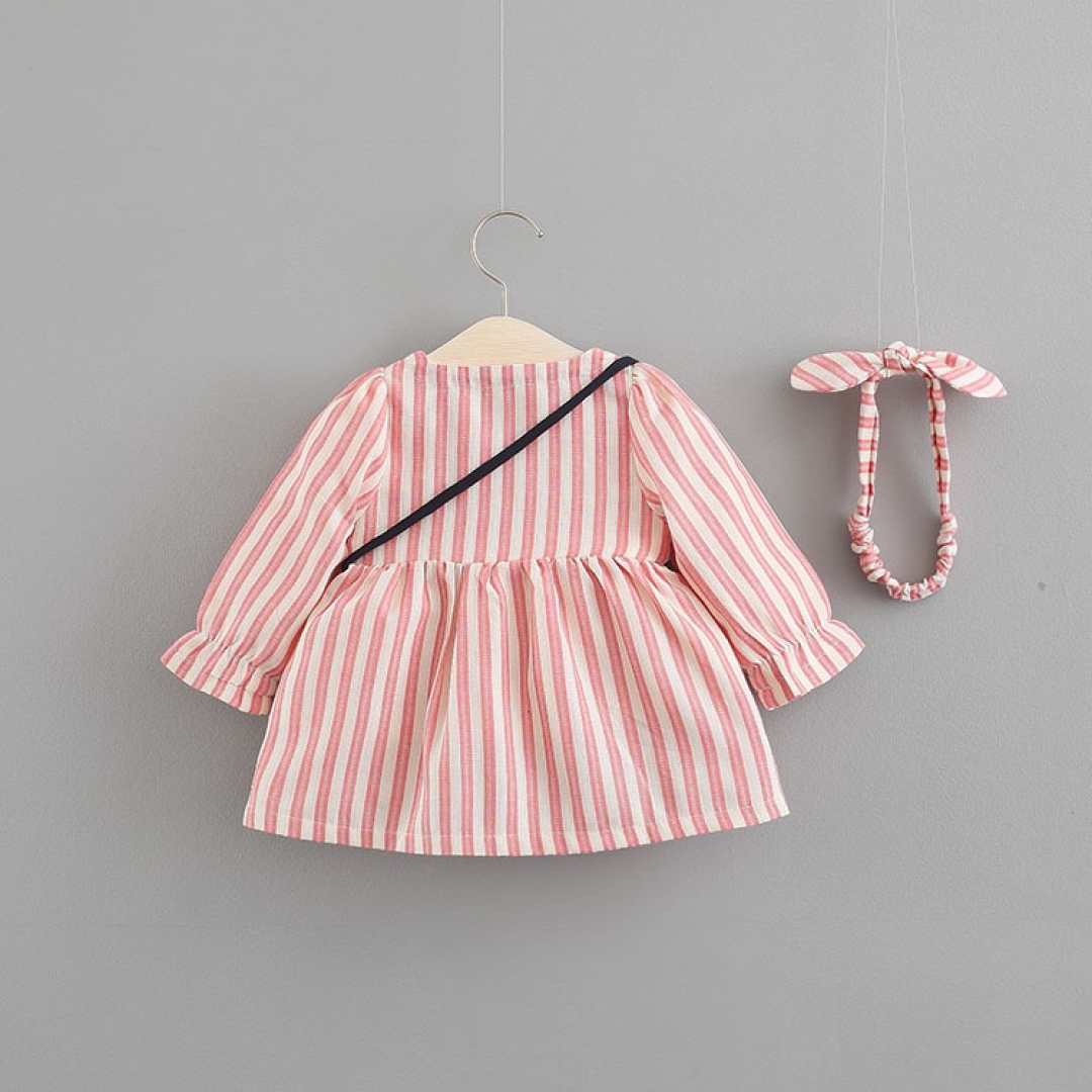 Long Sleeve Striped Dress