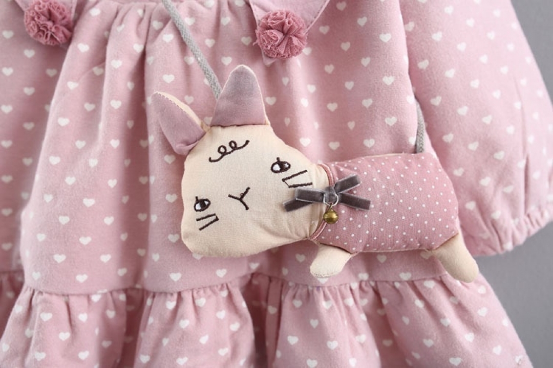 Polka Collar Dress
