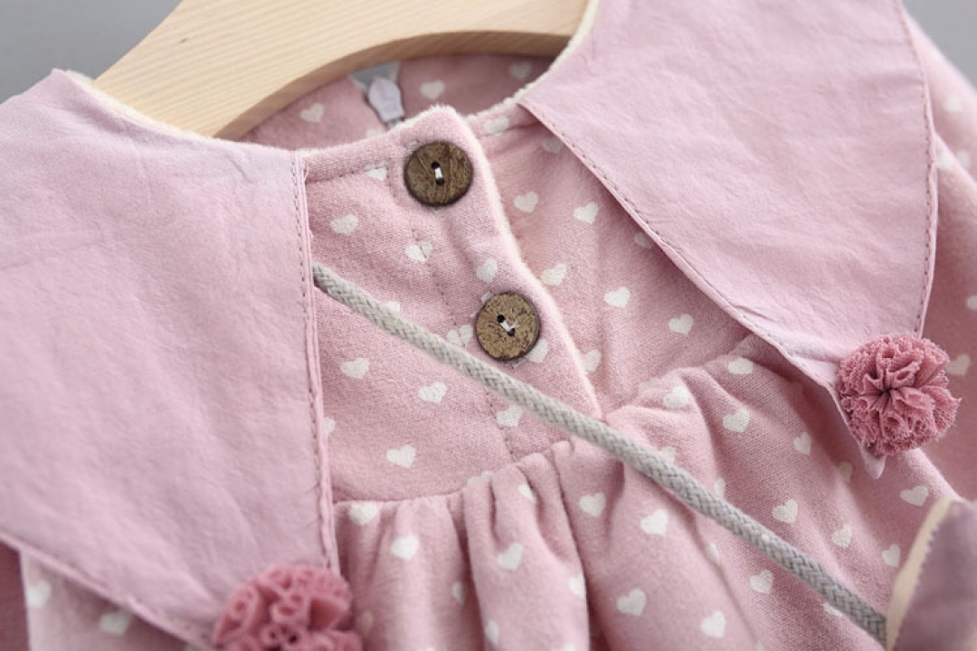 Polka Collar Dress