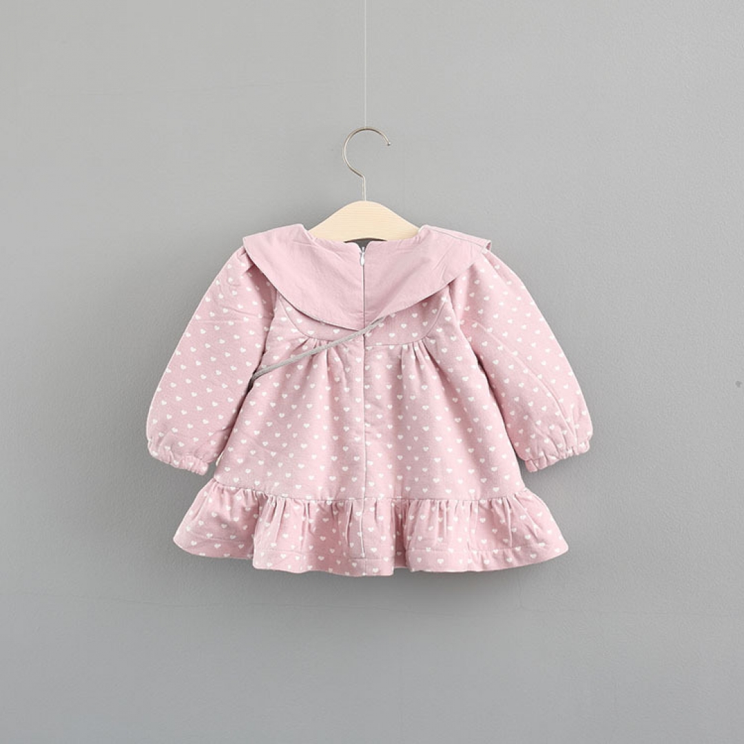 Polka Collar Dress