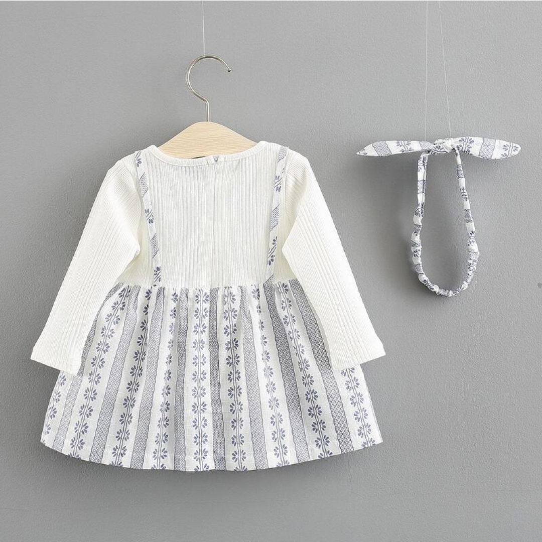 Bowknot Printed Dress