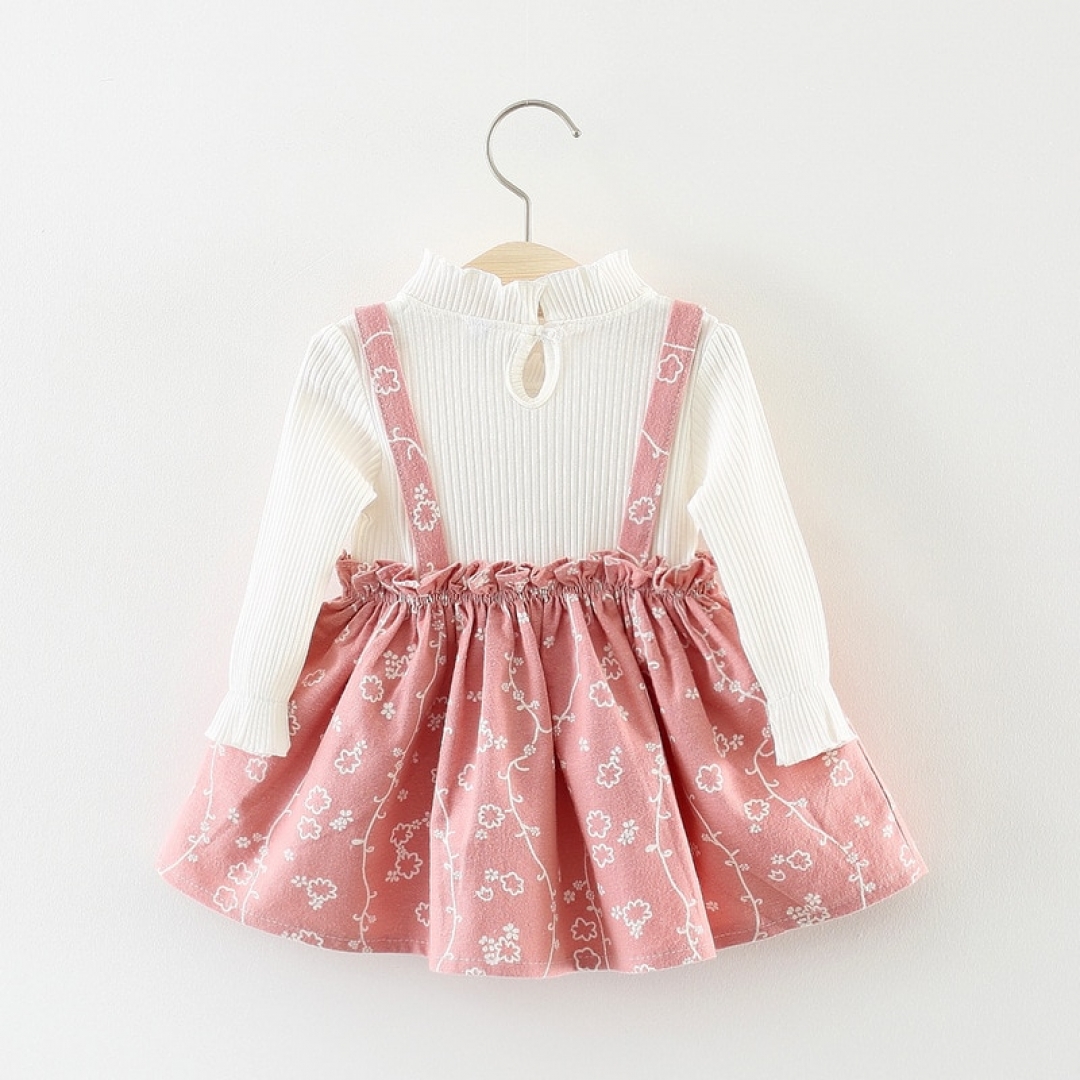 Long sleeveless Floral Frint Dress