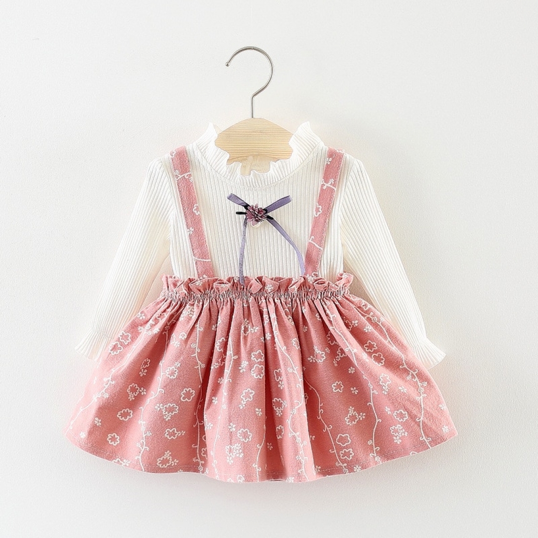 Long sleeveless Floral Frint Dress