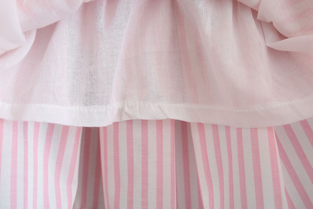 Striped Long Sleeve 3PCS Baby Dress