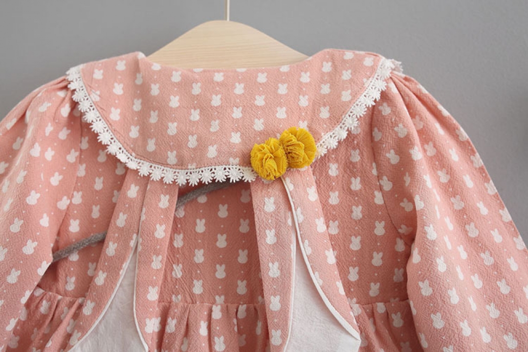 3PCS Rabbit Print Dress