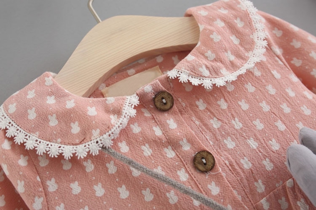 3PCS Rabbit Print Dress