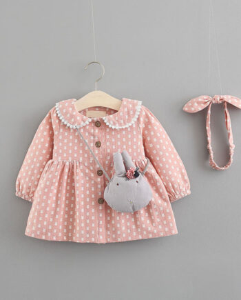 3PCS Rabbit Print Dress
