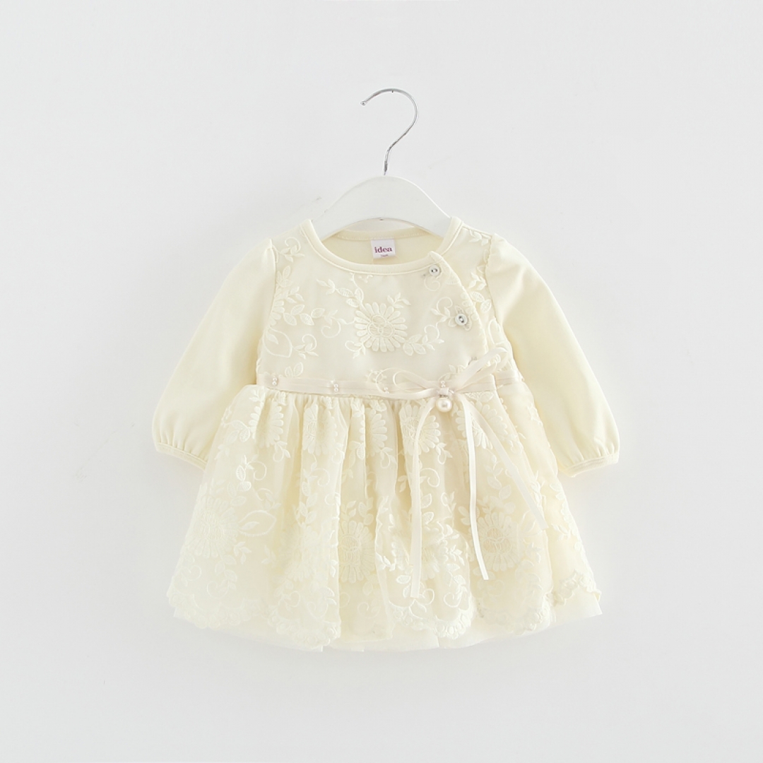 Lace Embroidery Baby Girls Dress