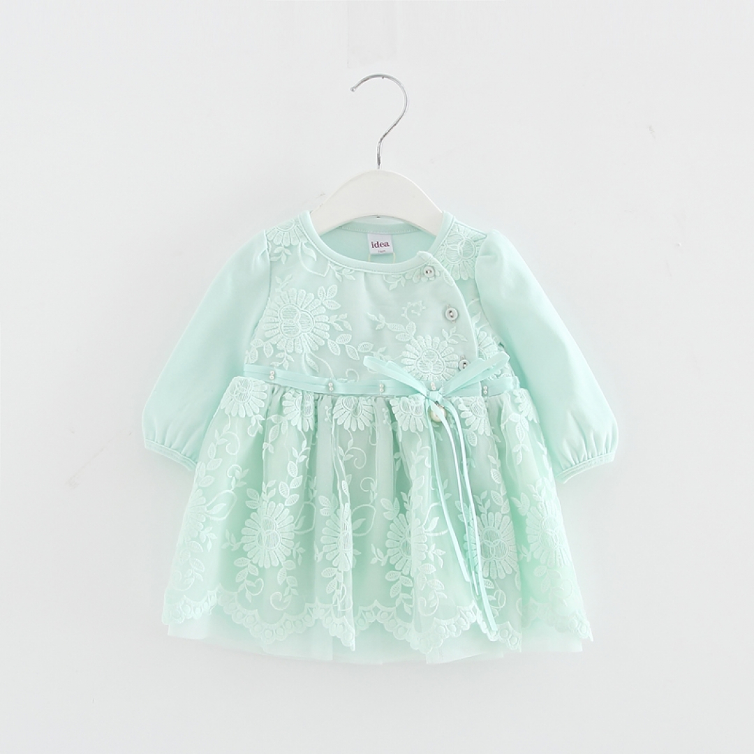 Lace Embroidery Baby Girls Dress