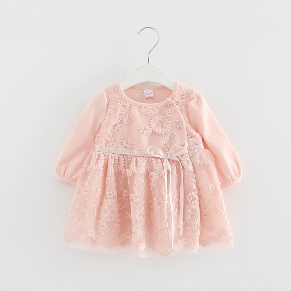 Lace Embroidery Baby Girls Dress