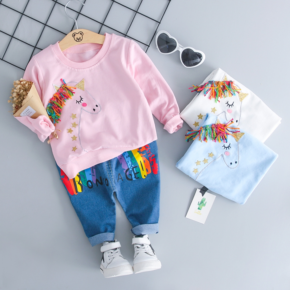 Unicorn TShirt Jeans Set
