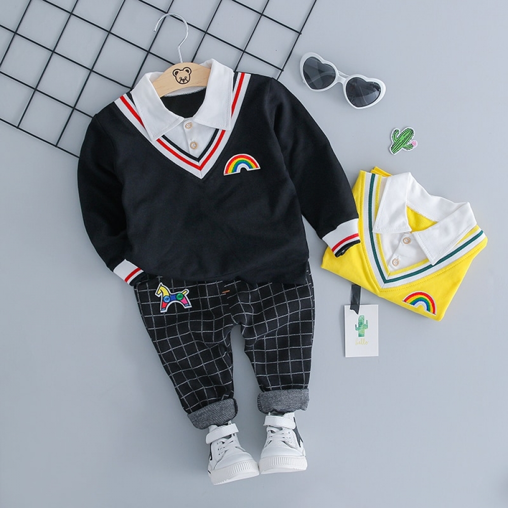Checkers Pants Tshirt Set