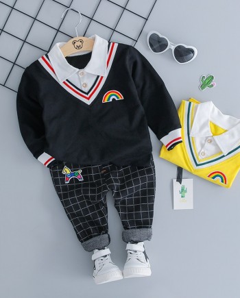 Checkers Pants Tshirt Set