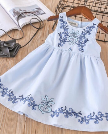 Cotton Embroidered Dress