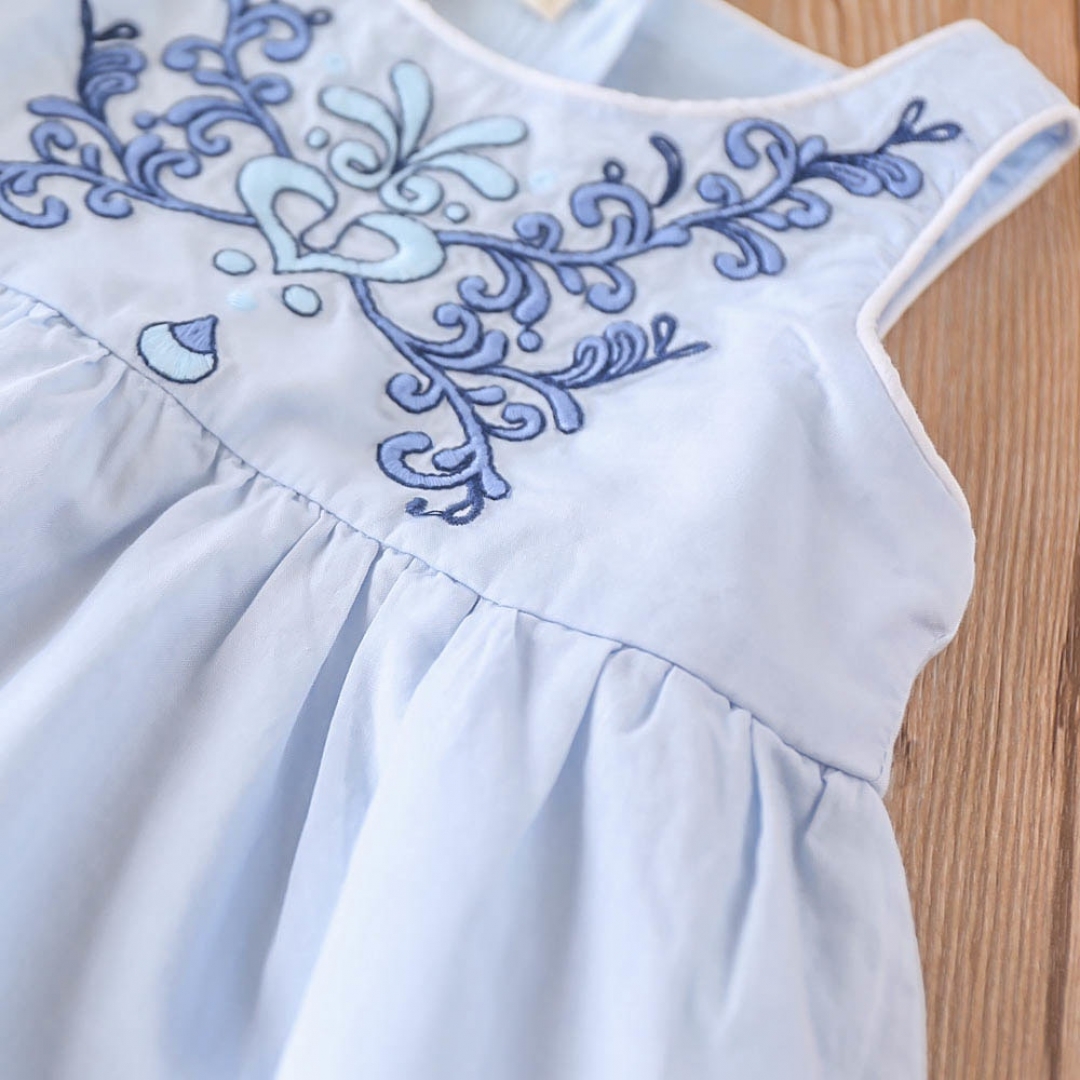 Cotton Embroidered Dress