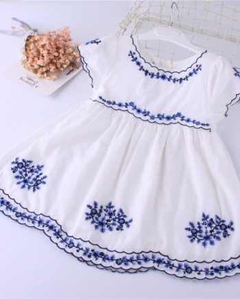 Floral Embroidered Dress