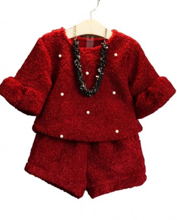 Velvet  Flare Sleeve Tops and Shorts