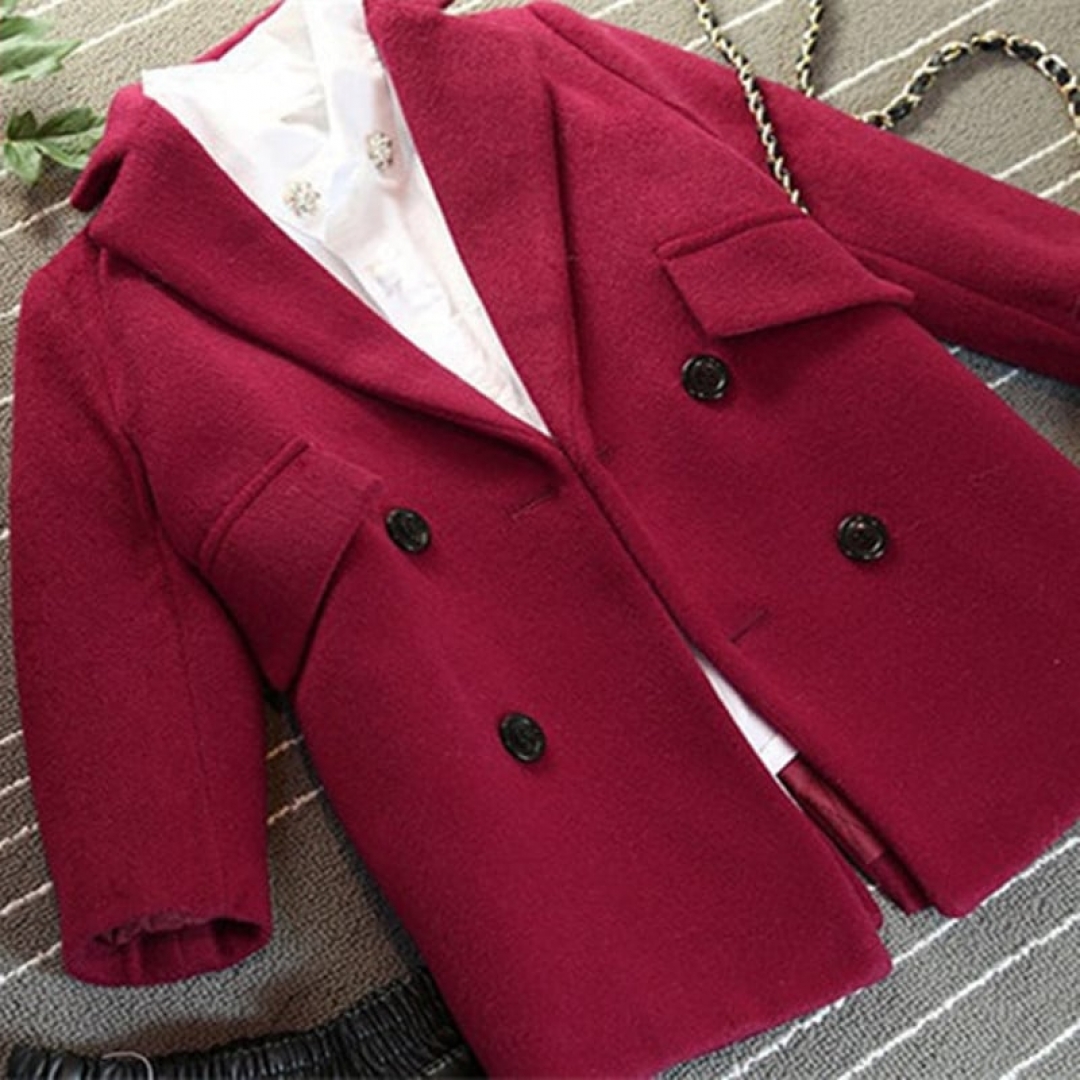 Double-breasted Woolen Jacket