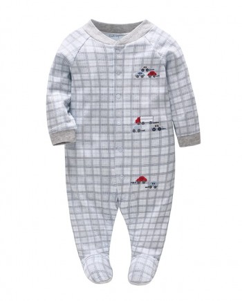 Long Sleeve Baby Footies