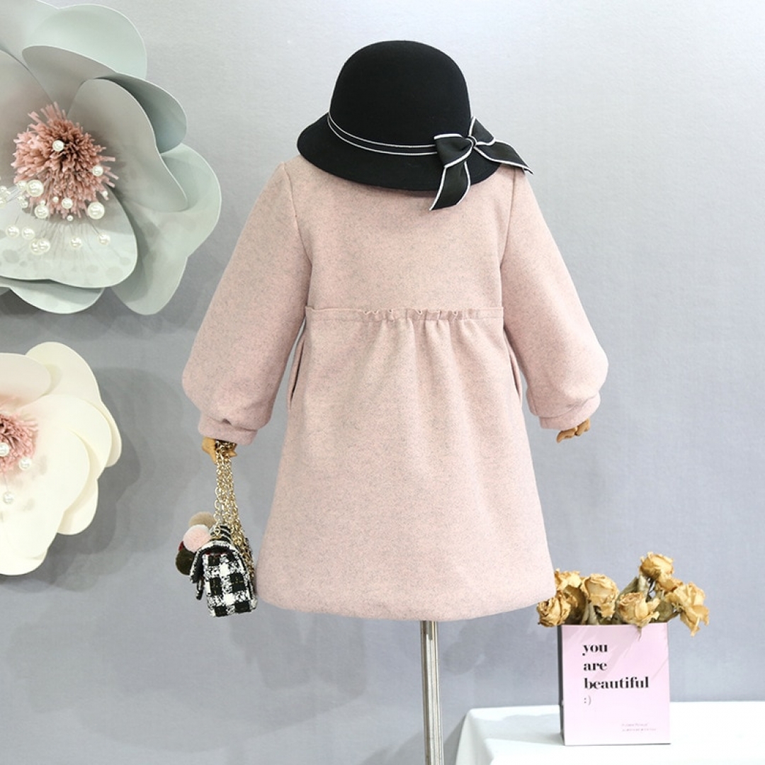 Quilted woolen coat
