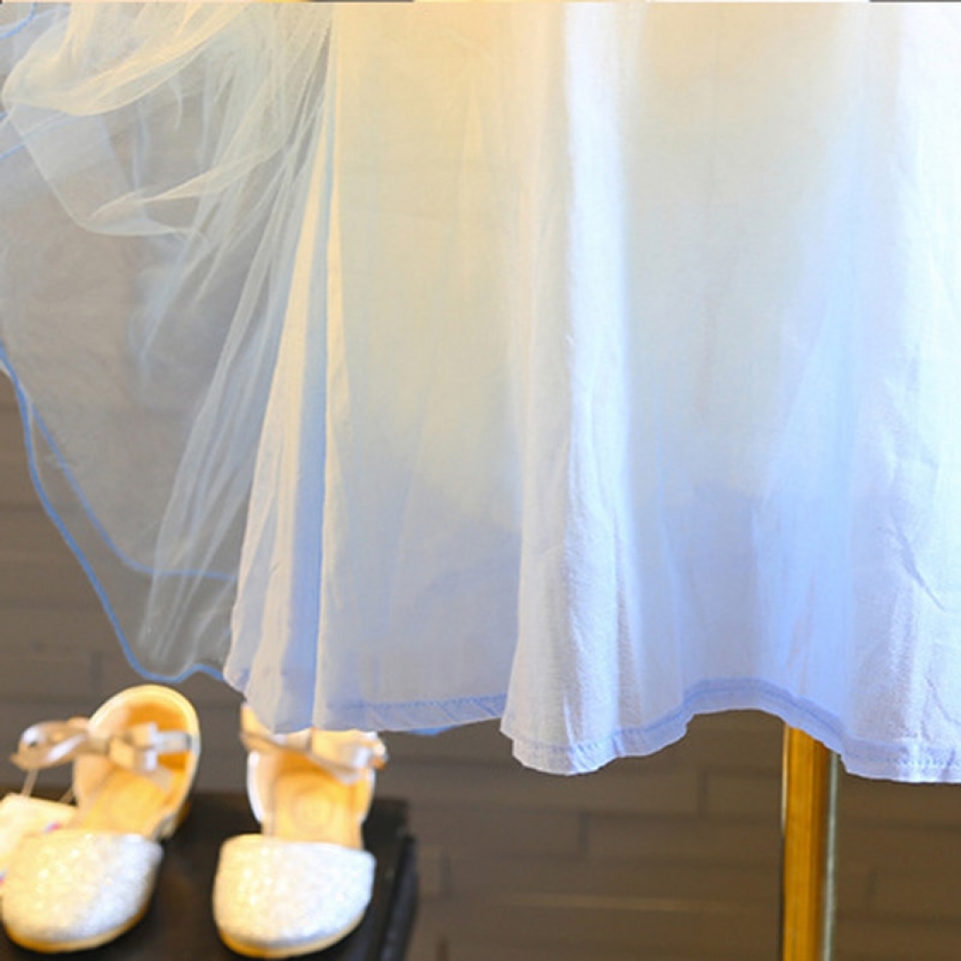 Drawstring Tulle Tutu Dress