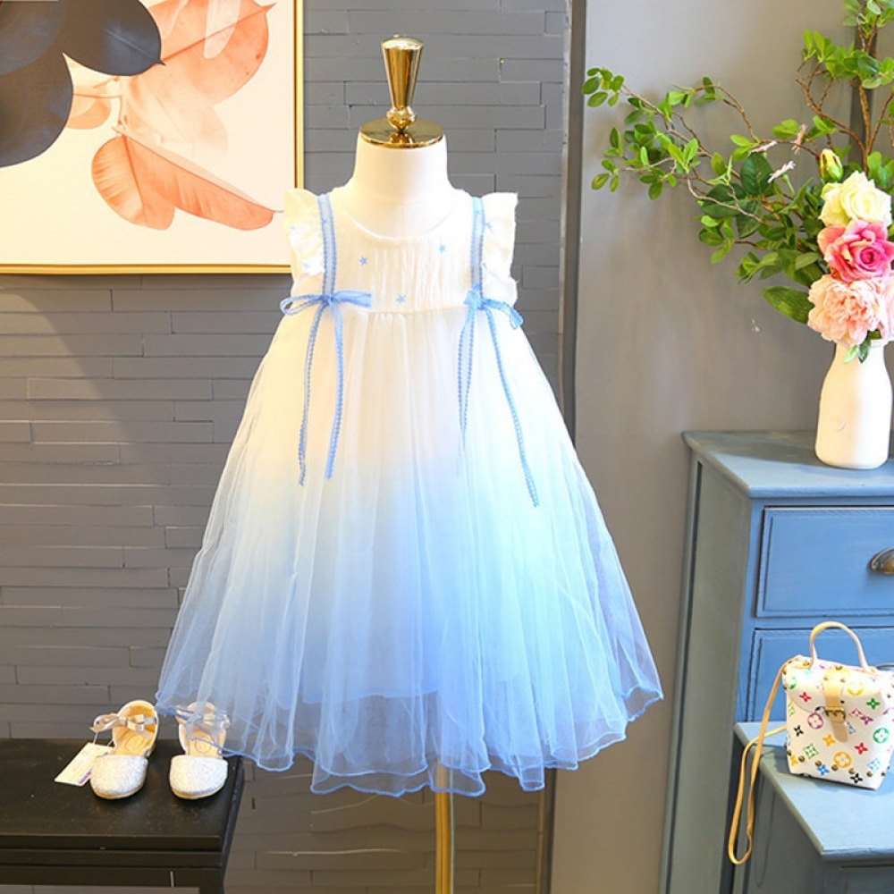 Drawstring Tulle Tutu Dress