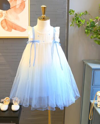 Drawstring Tulle Tutu Dress