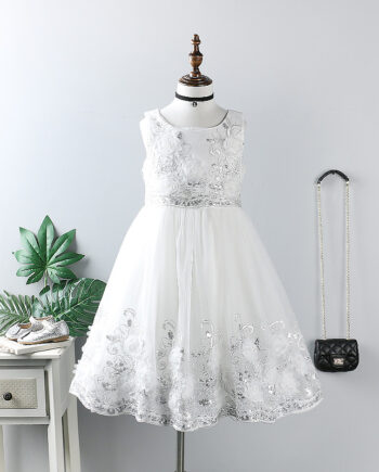 Flower mesh tutu dress