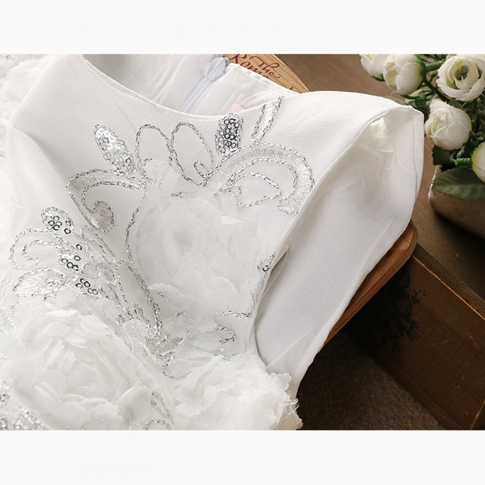 Flower mesh tutu dress