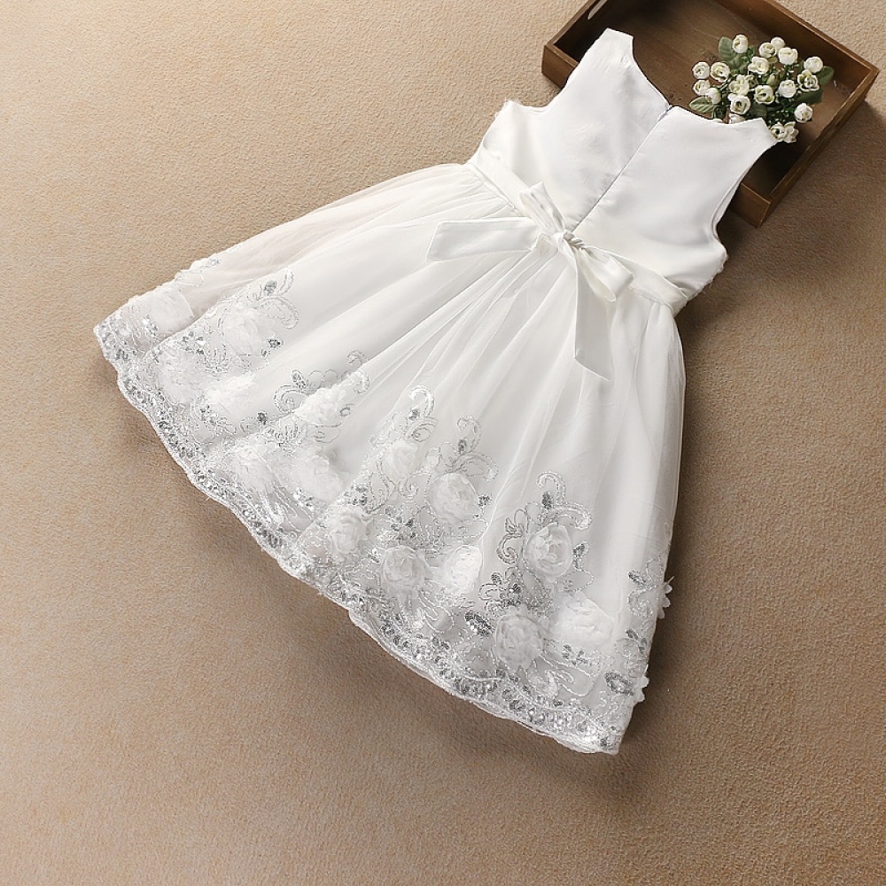 Flower mesh tutu dress