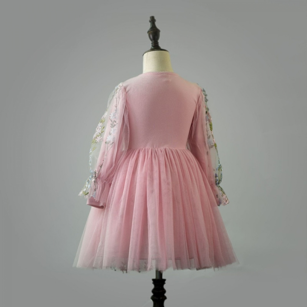 Floral Embroidery Lace Dress