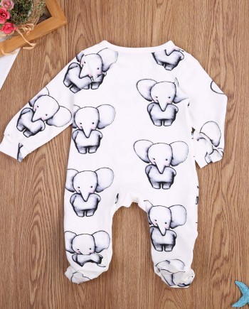 Elephant Baby Jumpsuit