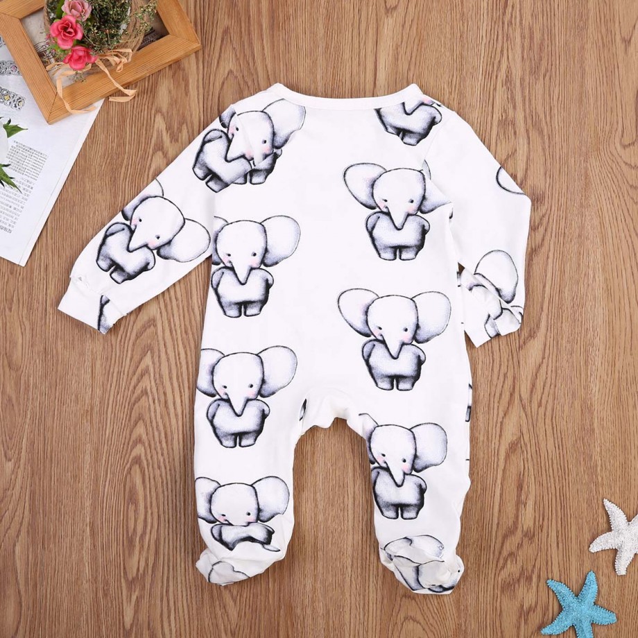 Elephant Baby Jumpsuit