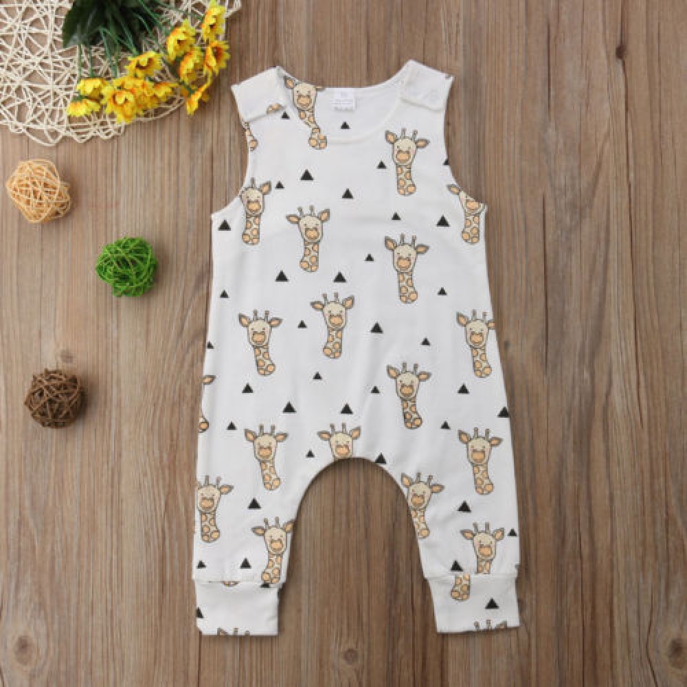 Giraffe Baby Jumpsuit