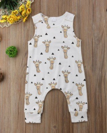 Giraffe Baby Jumpsuit