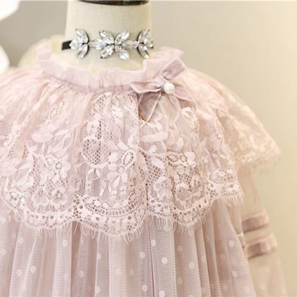 Dotted Lace Princess Dress