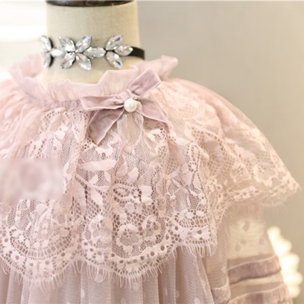 Dotted Lace Princess Dress