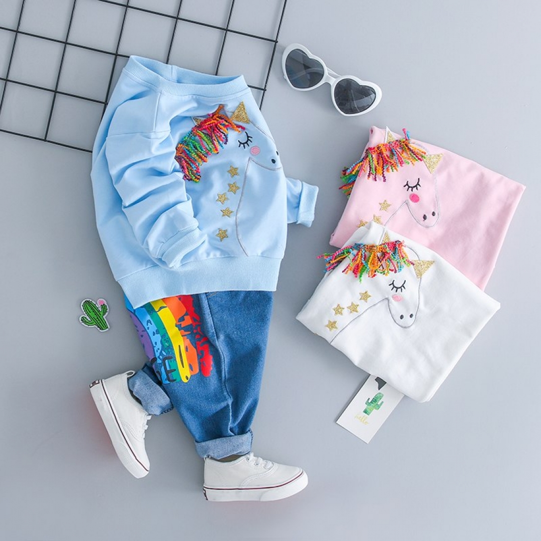 Unicorn TShirt Jeans Set