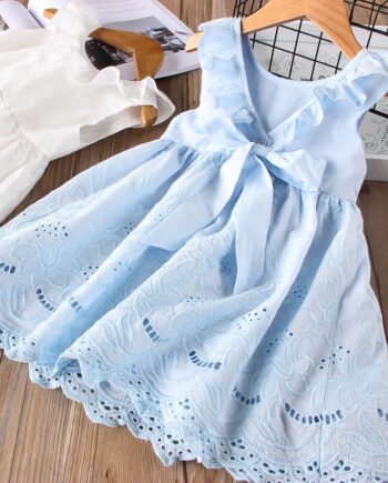 Drawstring bow dress