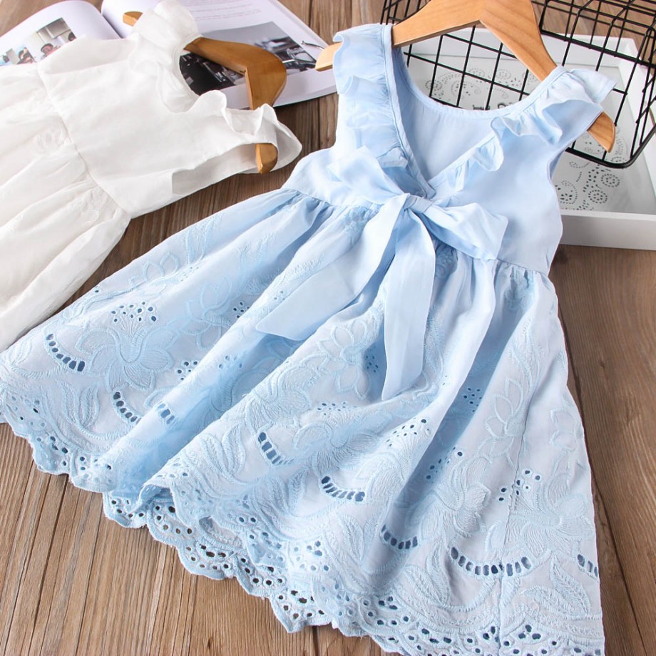 Drawstring bow dress