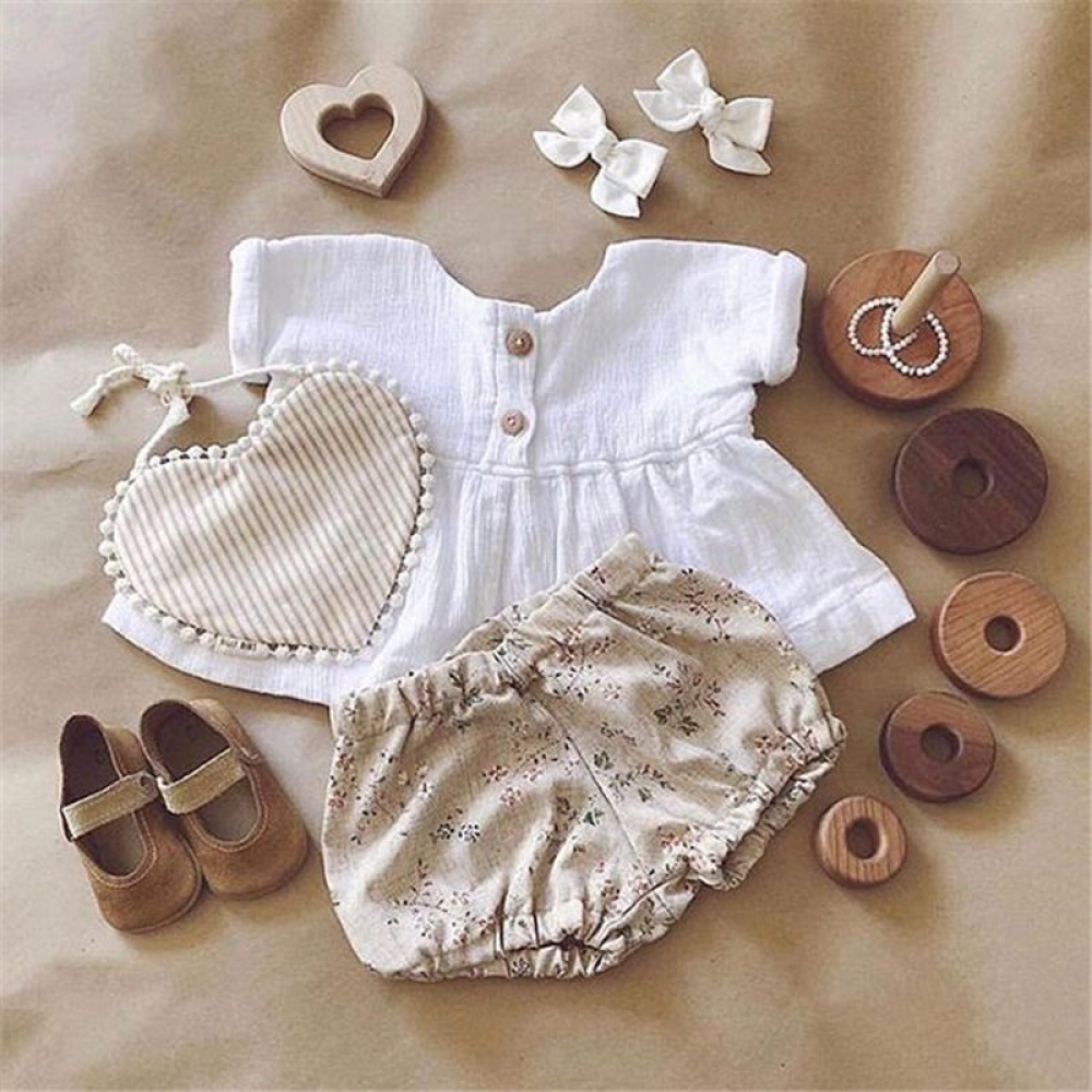 Cute Cotton Linen Summer Dress & Shorts