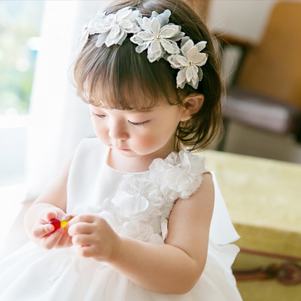 Baby Girl 3D Flower Party Dress
