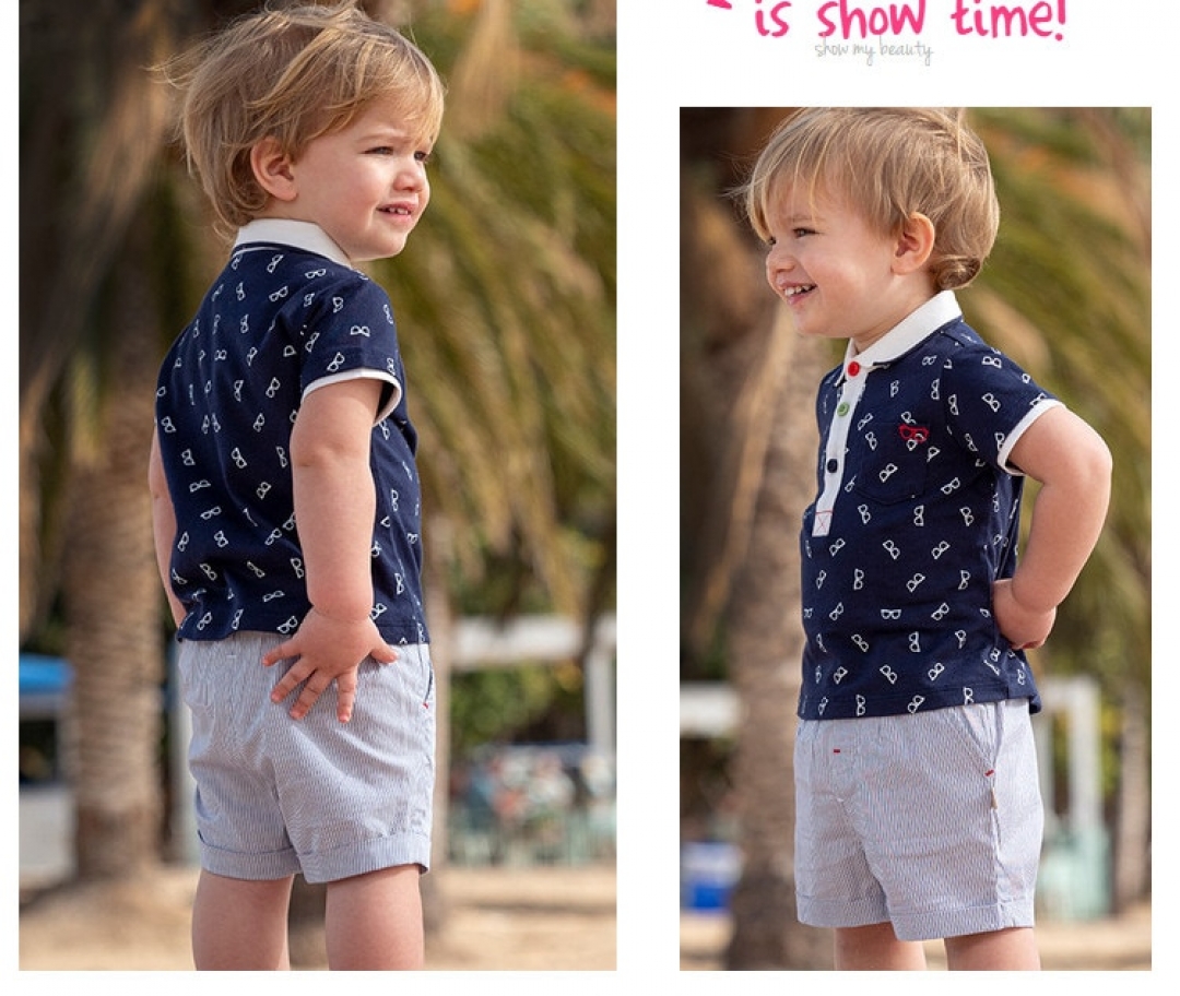 Baby Boy Short Sleeve Clothing Set